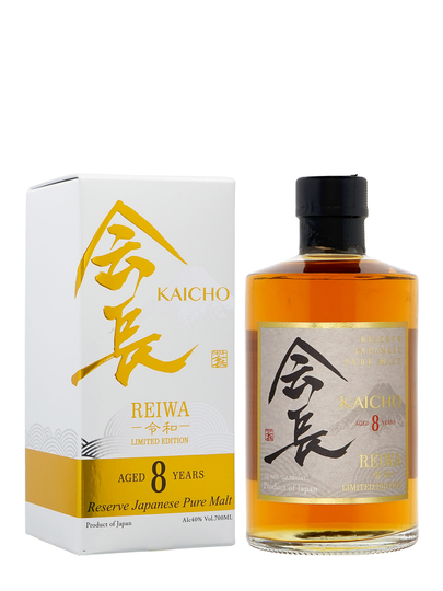 Kaicho Reiwa Limited Edition 8 Year Old Reserve Japanese Pure Malt Whisky 700ml Bottle