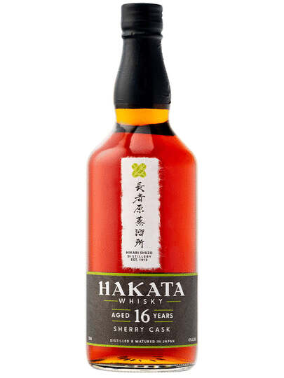 Hakata 16 Year Old Sherry Cask Whisky 700ml Bottle